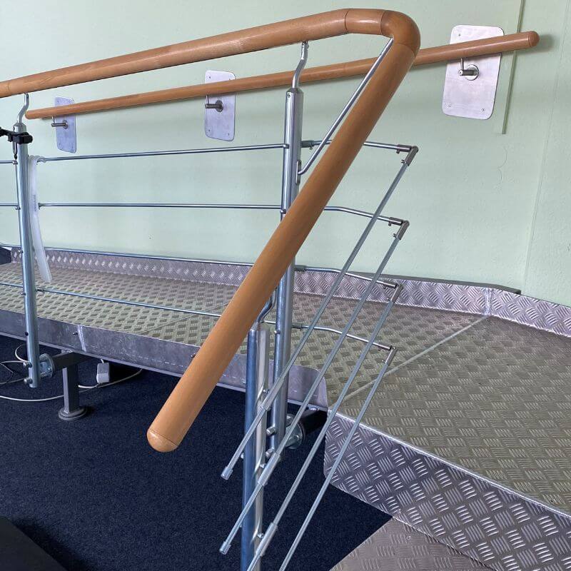 Die Schräge im Dynamiklabor der Firma o.t.n