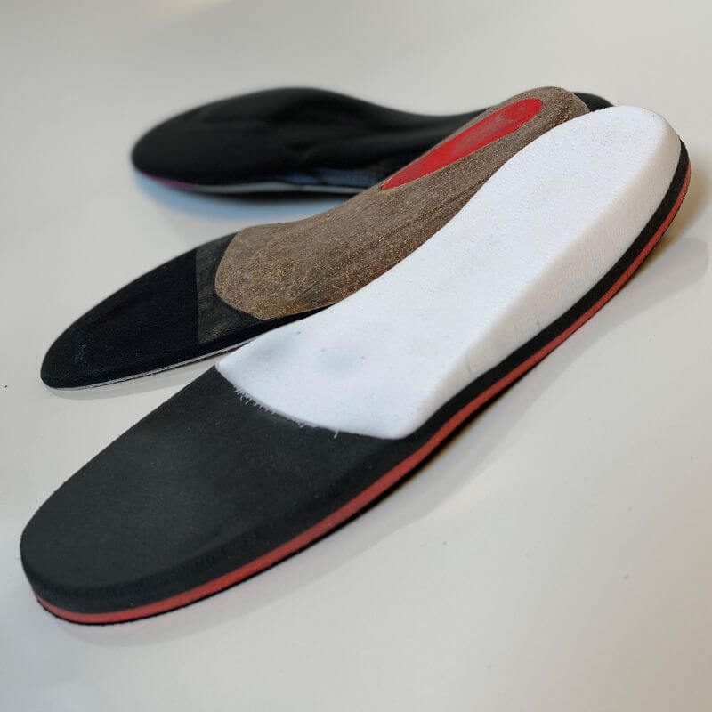 verschiedene Einlagenmodelle aus der Schuhtechnik von o.t.n